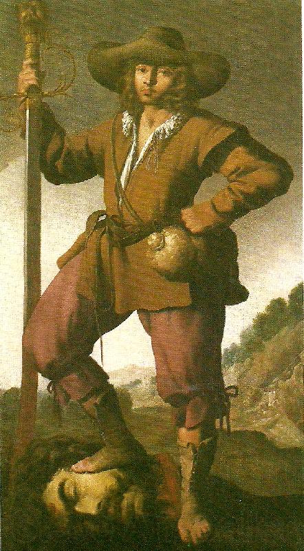 Francisco de Zurbaran david Norge oil painting art